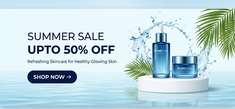 Blue summer sale variation